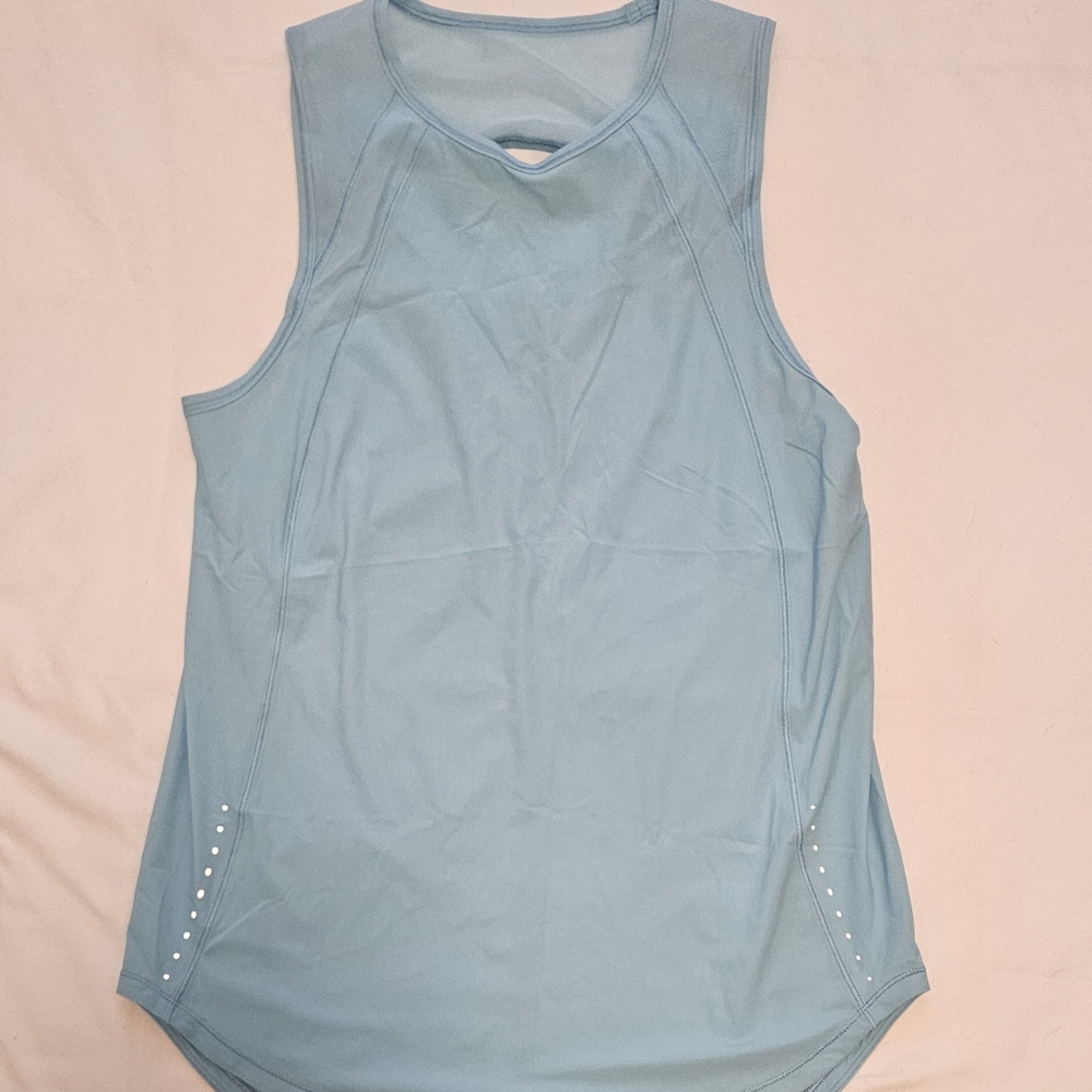 lululemon athletica Sky Blue Muscle Tee